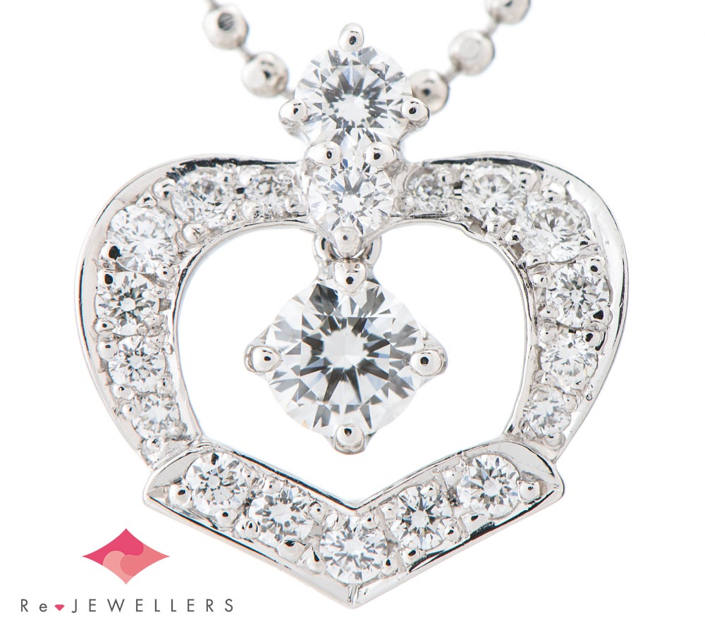 モニッケンダム ダイヤモンド0.22ct ダイヤモンド 計0.36ct プラチナ