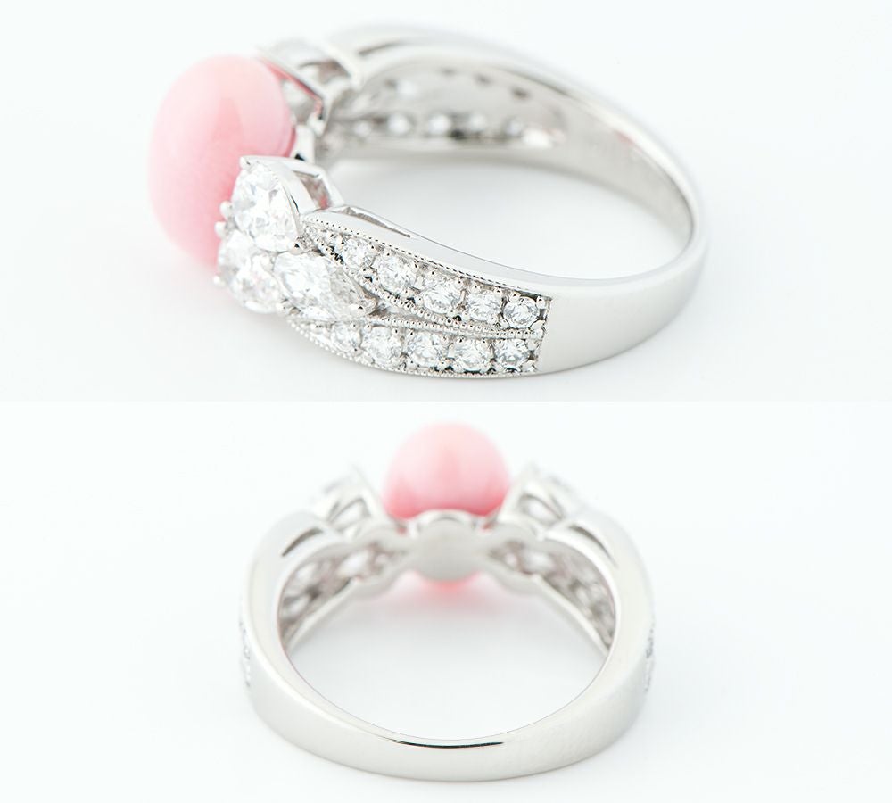ベルエクラ(Bel Eclat) コンクパール3.55ct ダイヤモンド 計1.55ct