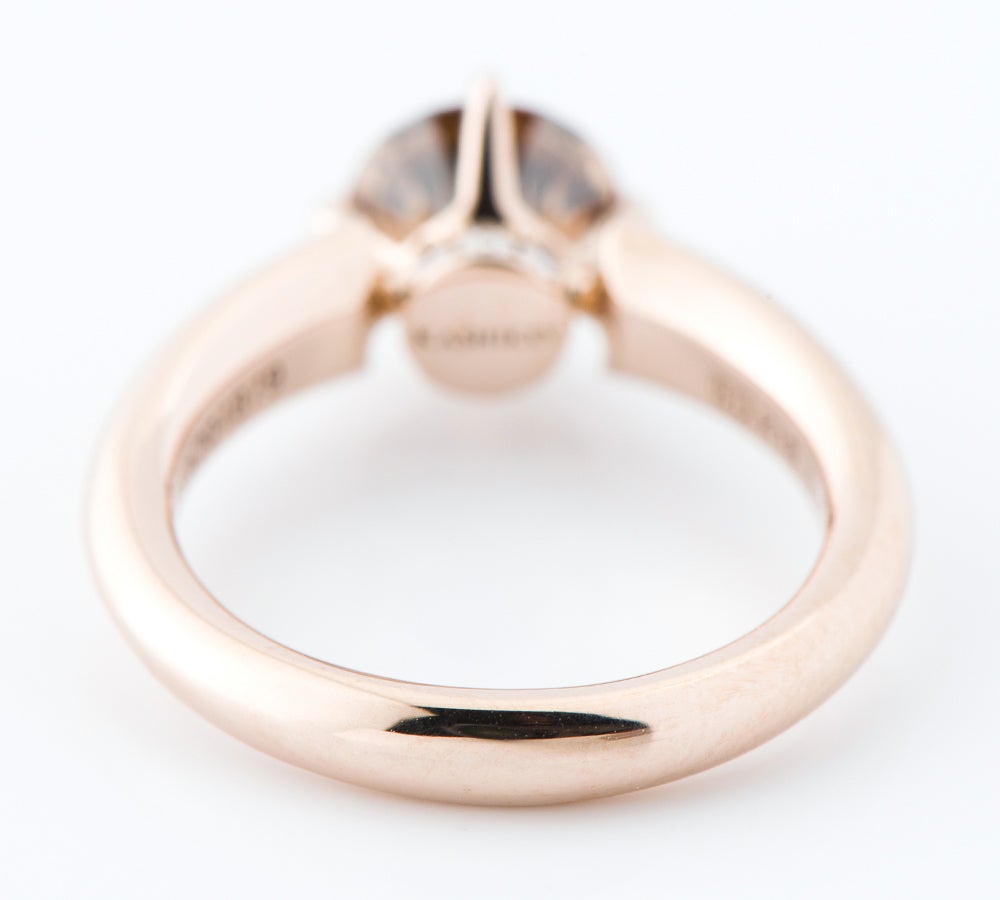 カシケイ ソリティア ブラウン ダイヤモンド1.14ct ダイヤモンド 計