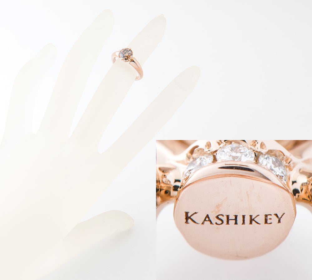 カシケイ ソリティア ブラウン ダイヤモンド1.14ct ダイヤモンド 計