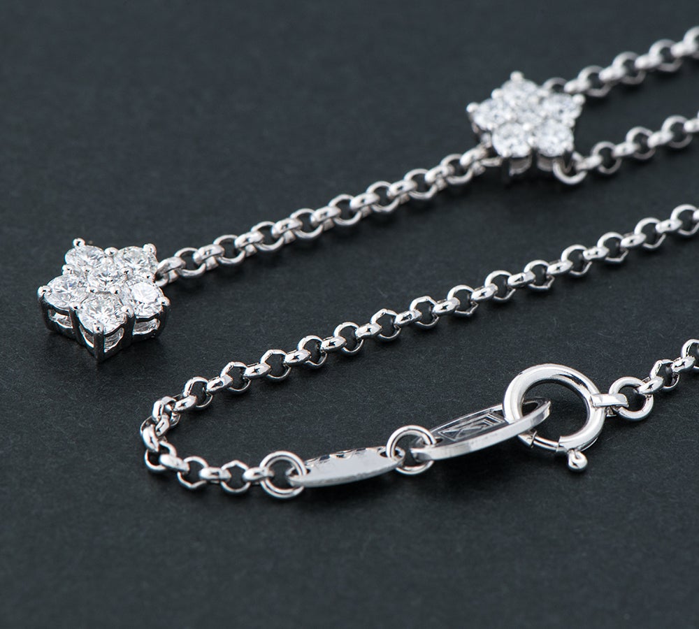 ラザール ダイヤモンド計0.60ct プラチナ900 ペンダント・ネックレス
