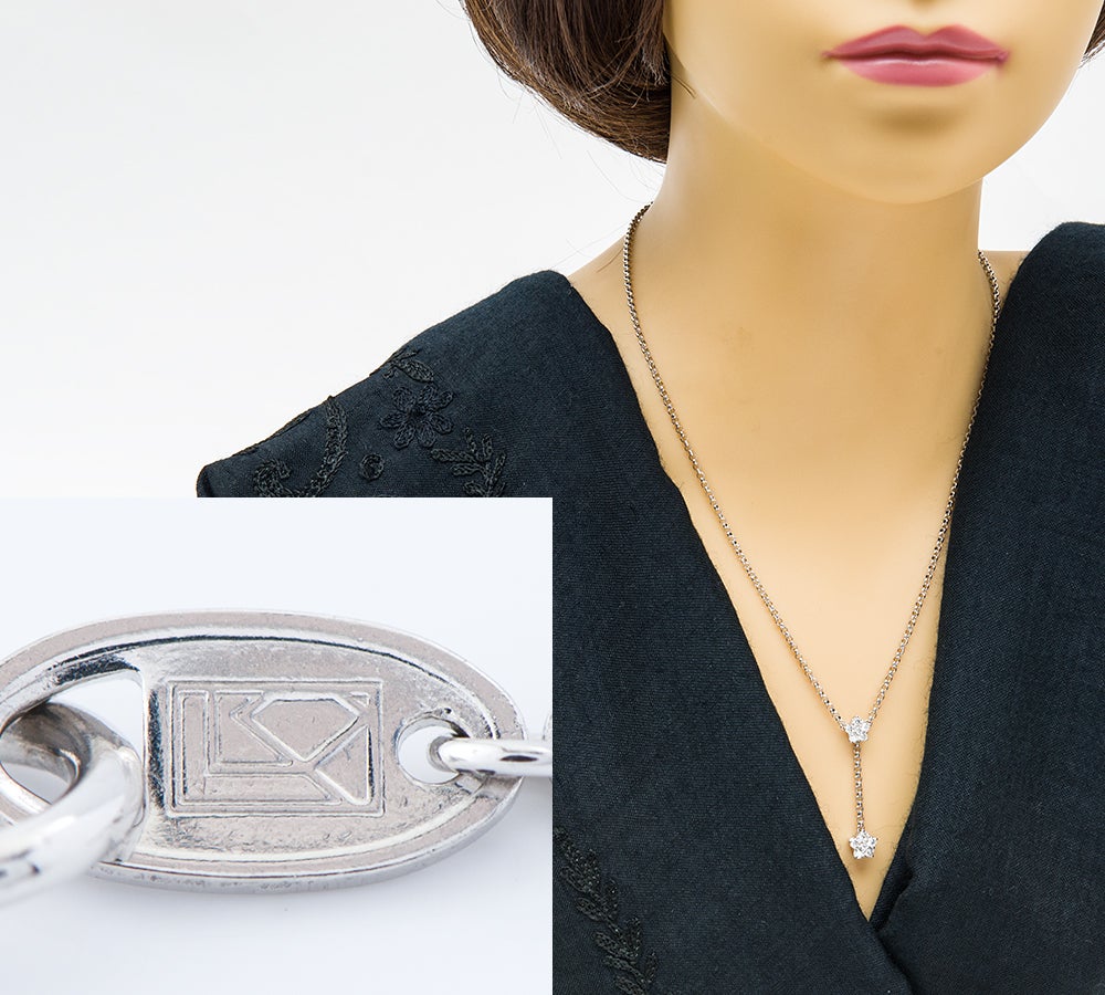 ラザール ダイヤモンド計0.60ct プラチナ900 ペンダント・ネックレス