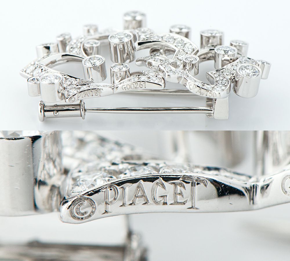 ピアジェ フラワーモチーフ ダイヤモンド 18金ホワイトゴールド