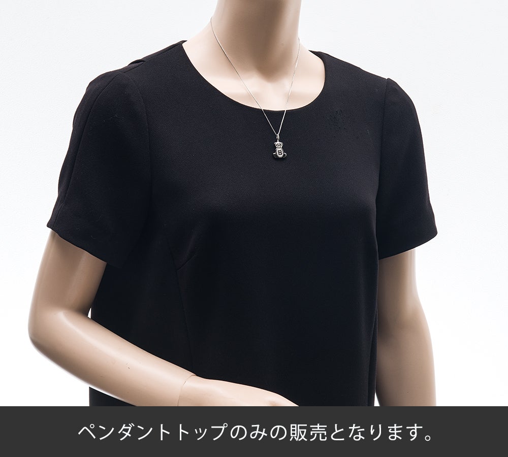 キーリン(Qeelin) パンダモチーフ チャーム ダイヤモンド計0.18ct 18金