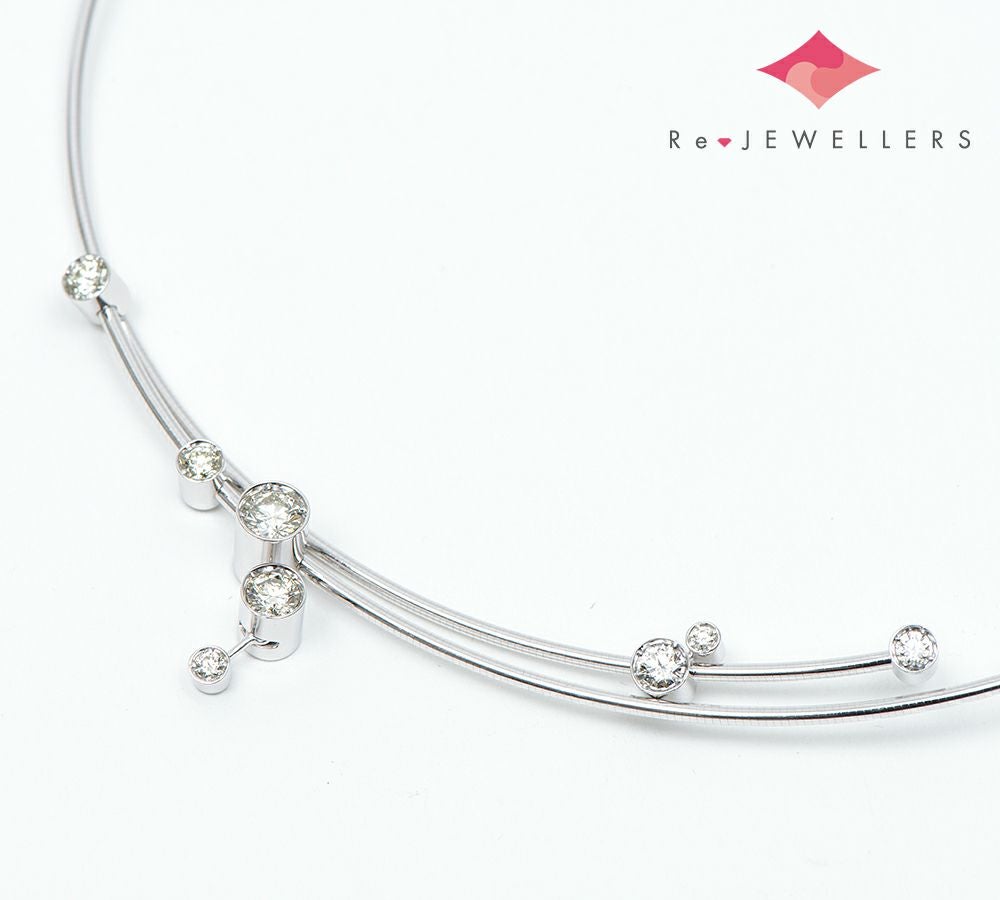 専用JG182★最高級 小寺智子 ダイヤモンド0.55ct ネックレス 小寺智子 TOMOKO KODERA ダイヤモンド計1.82ct 18金ホワイトゴールド