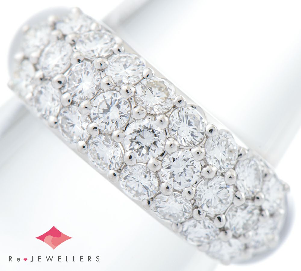 ロイヤルアッシャー ダイヤモンド計1.50ct プラチナ900 12号 ロイヤルアッシャー ダイヤモンド計1.50ct プラチナ900 12号
