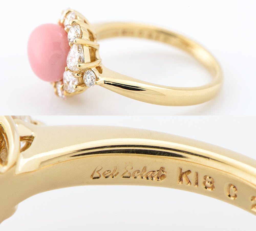 ベルエクラ(Bel Eclat) コンクパール2.13 ct ダイヤモンド 計0.72ct 18
