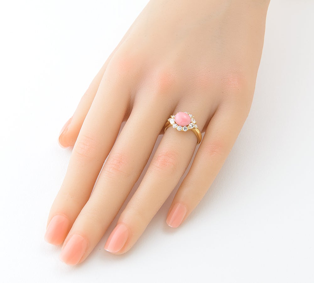 ベルエクラ(Bel Eclat) コンクパール2.13 ct ダイヤモンド 計0.72ct 18