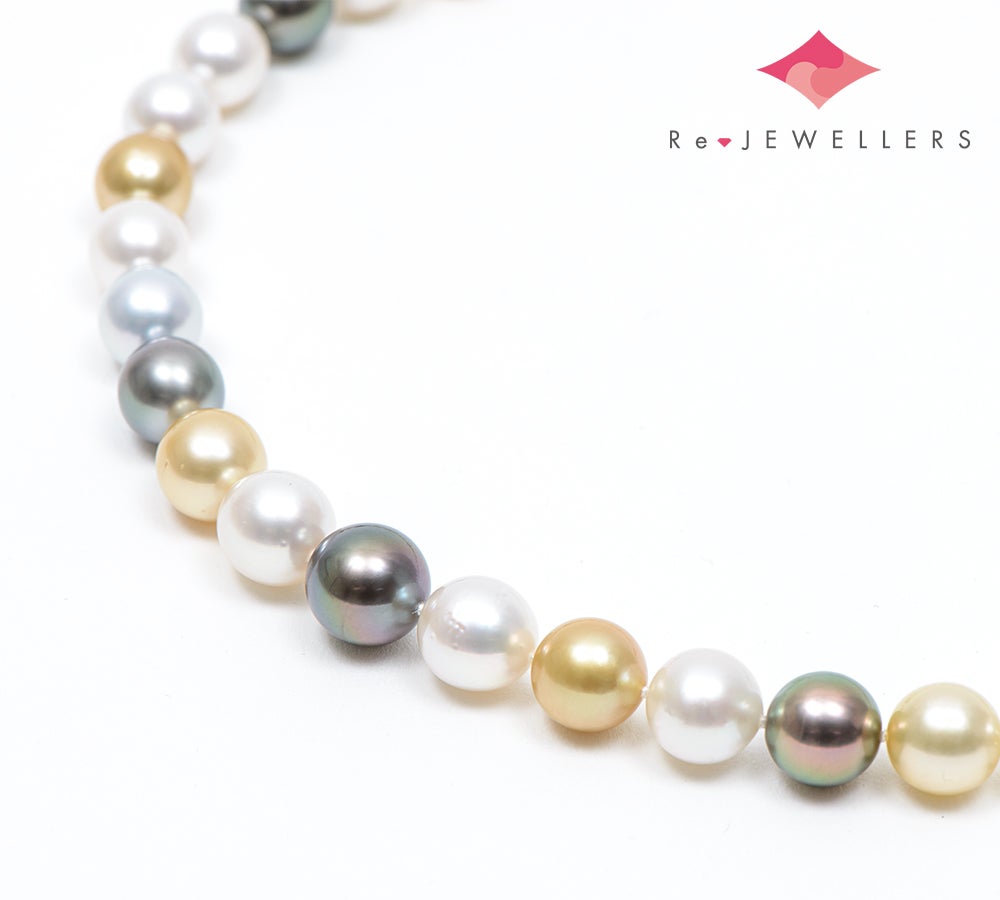 TASAKI（タサキ） マルチカラー 9.0-11.3mm 南洋真珠 ネックレス【中古