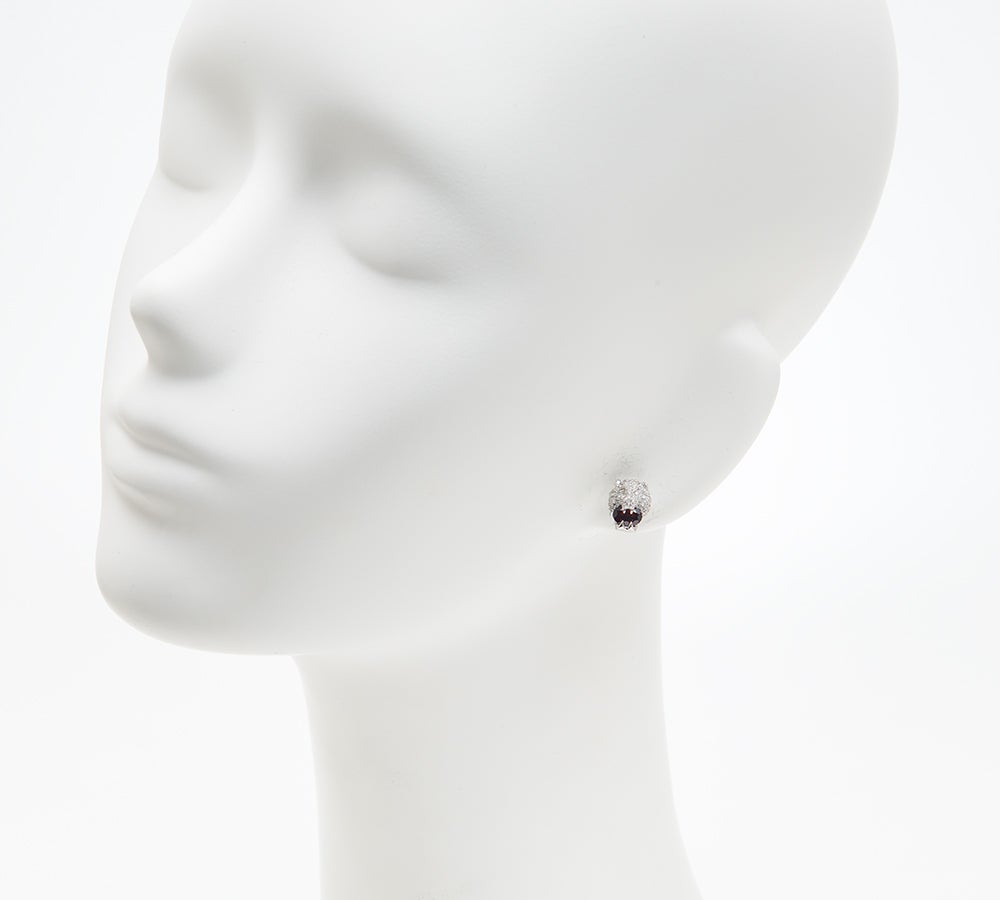 グッチ(GUCCI) ライオンヘッド ガーネット ダイヤモンド 計0.37/0.37ct