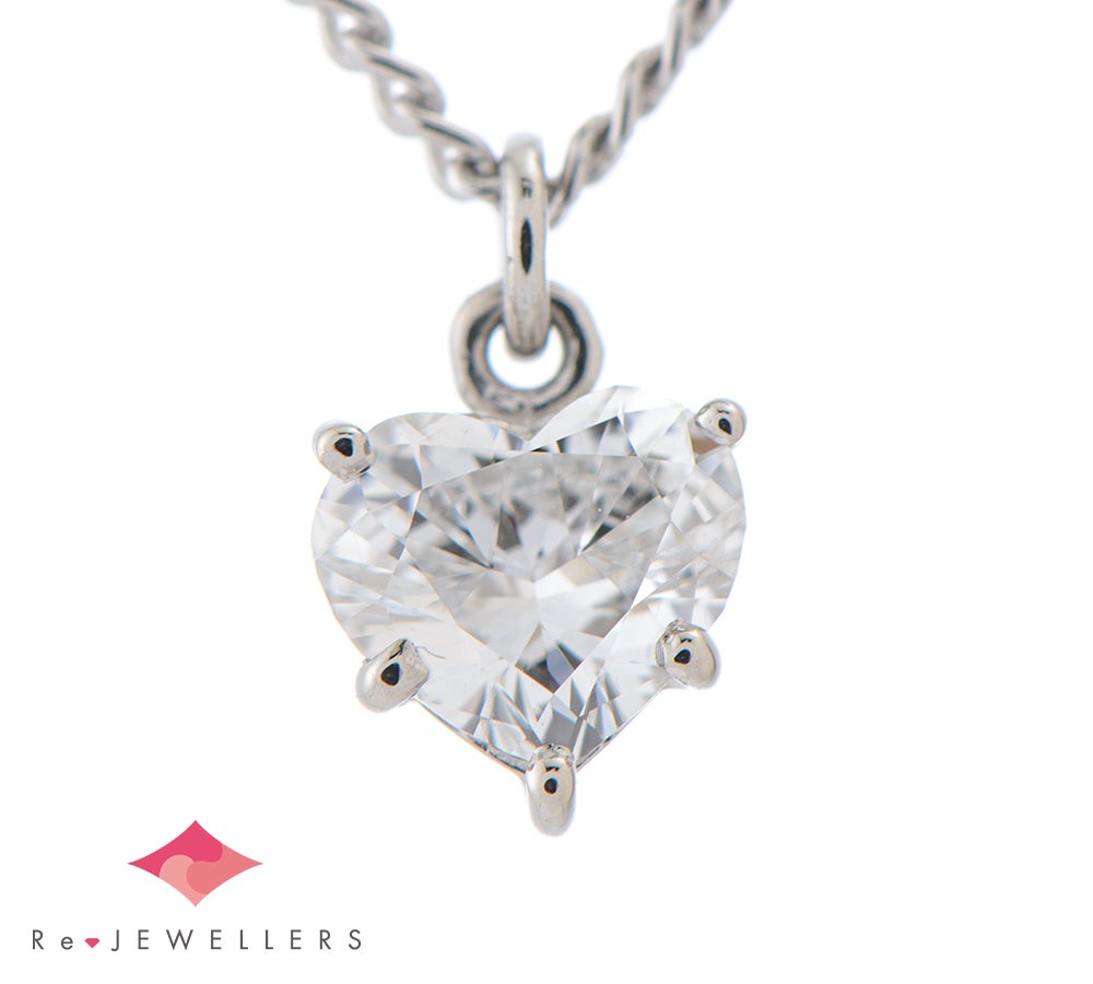モニッケンダム ハートシェイプ ダイヤモンド0.31ct プラチナ850